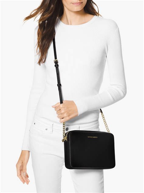 Michael Kors Saffiano Leather Crossbody Bag 